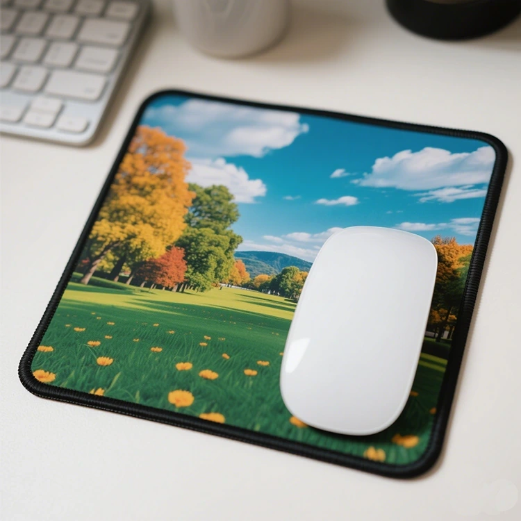 Perché la maggior parte dei tappetini per mouse in gomma stampati sono neri o di colore scuro sulla base in gomma?