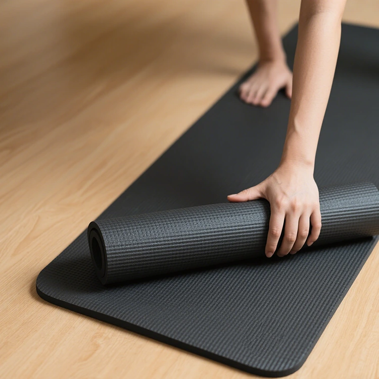Tappetino yoga in gomma antimicrobico non slip